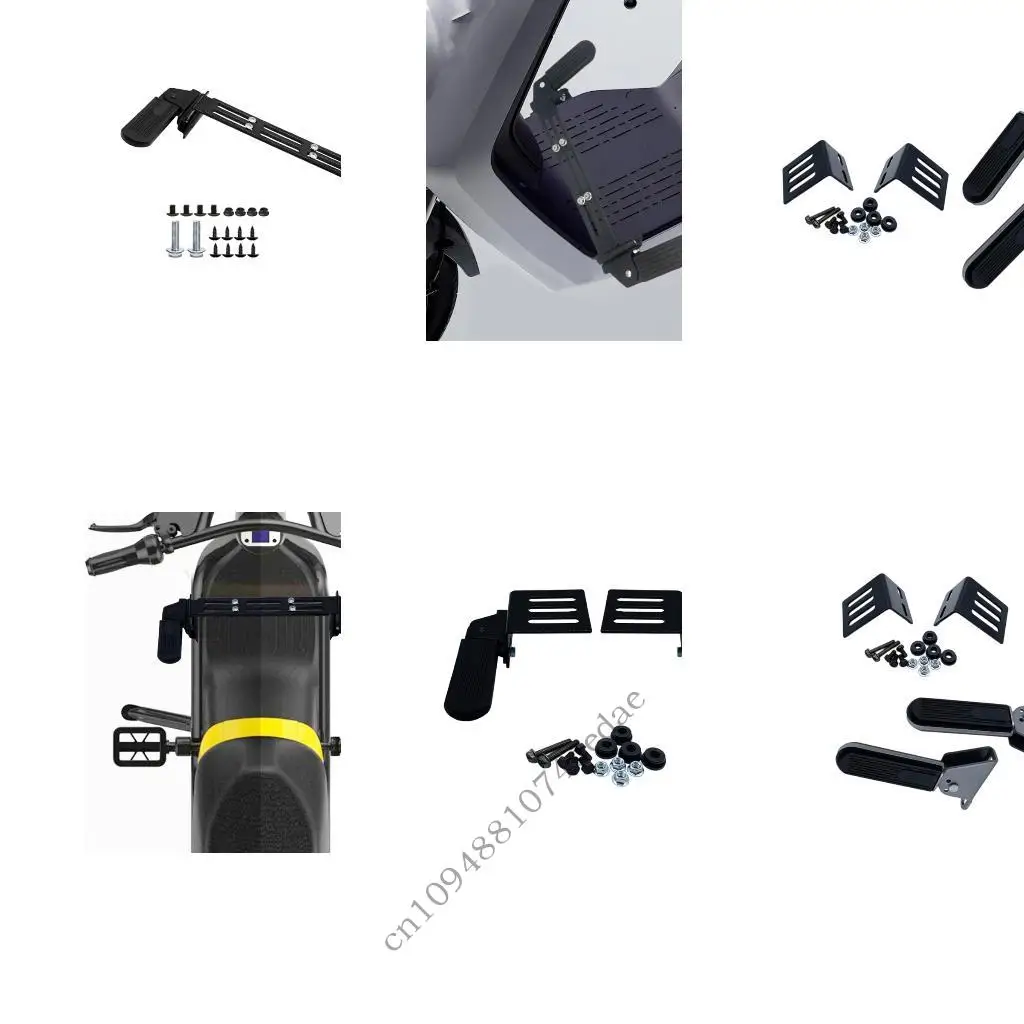 

Передние педали для электрического велосипеда, противоскользящая стальная складная подножка для сменных педалей для велосипеда,