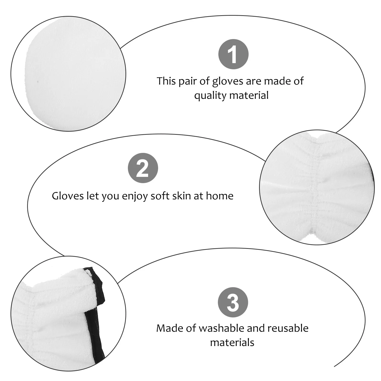 

1Pair Essential Oil Skin Care Gloves Spa Moisturizing Hand Mask Mittens Exfoliating Hydrating Hand Care Gloves