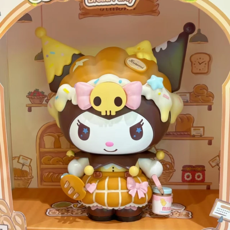 Sanrio Bouwstenen Anime Kuromi Brood Party Serie Leuke Splicing Modellen Mobiele Accessoires Speelgoed Collectie Geschenken