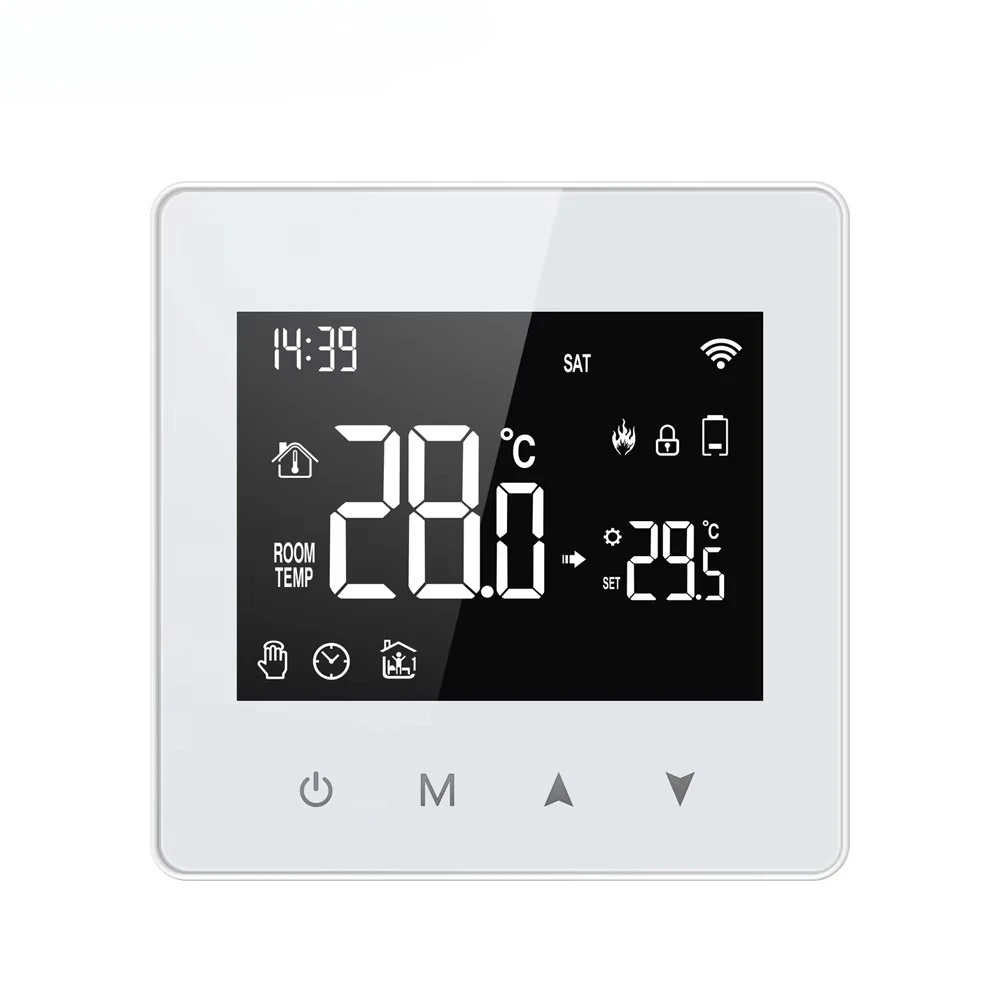 غلاية مياه تعمل بالبطارية، جهاز تحكم في درجة الحرارة بالترموستات للاتصال الجاف لتدفئة الأرضية #1