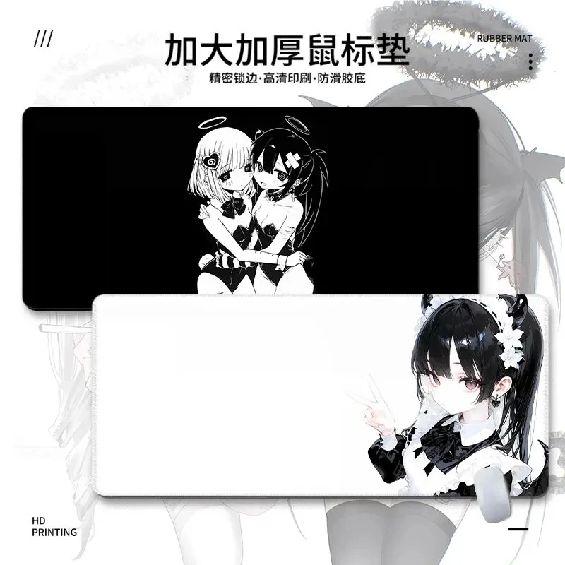 

Вторичный коврик Yuan Kawaii, большой резиновый игровой коврик для мыши XXL, геймерский коврик для обеденного стола, настольный коврик для ПК, компьютерной клавиатуры, коврик