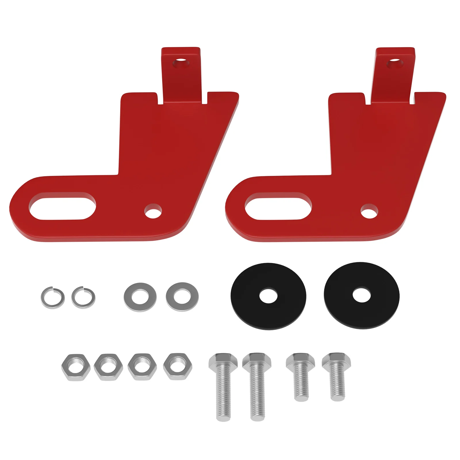 Areyourshop-engate traseiro esquerdo e direito do reboque, peça de acessórios de carro para Suzuki Jimny JB64W JB74 2019-2023, 2pcs