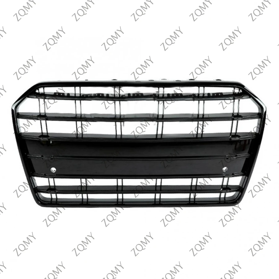 

With/Logo For Audi A6/A6L 2016 2017 2018 Car Front Bumper Grille Centre Panel Styling Upper Grill (Modify S6 style)