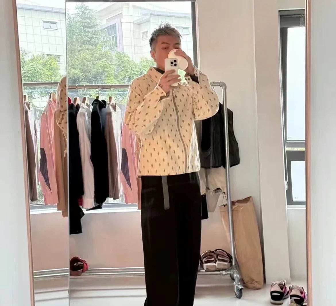 2025 سترة VISVIM PEYTON SWING TOP KASURI المخصصة، الأموال القديمة الرياح فيبي