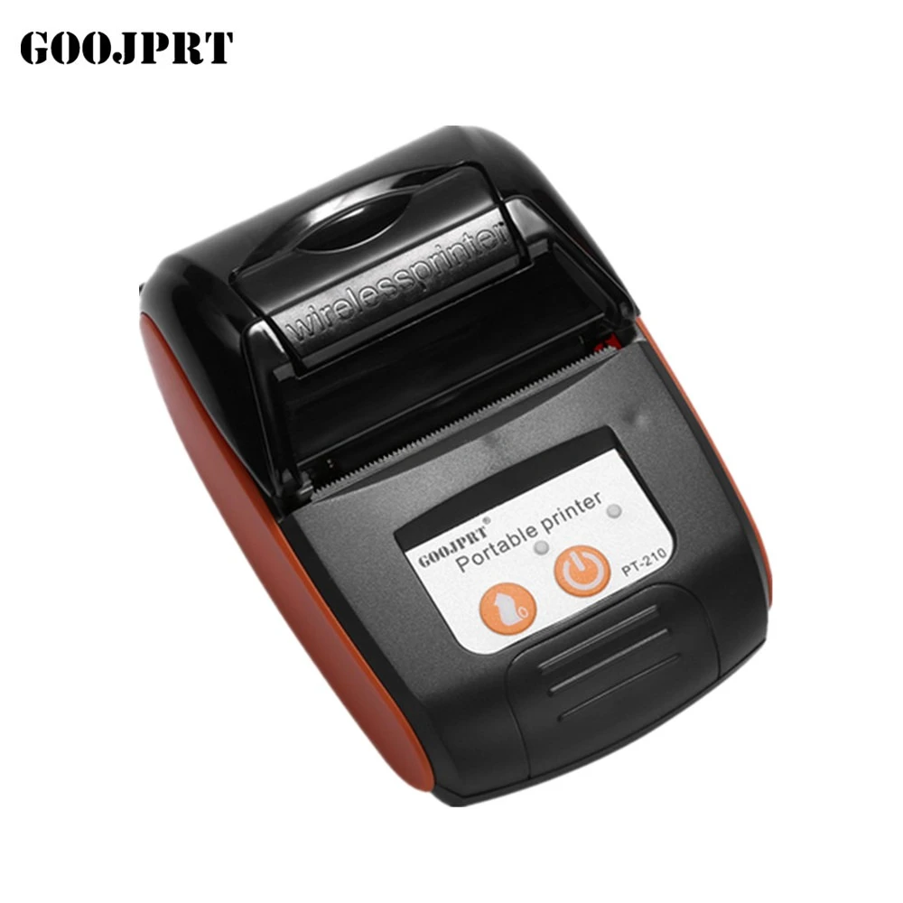 

2inch Mini Thermal Printer 58mm Wireless Blue Tooth Android IOS Support ESC/POS GOOJPRT PT210 Thermal Printer for Business