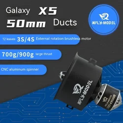 Xfly Xunfei Model Aircraft Brushless Motor 50mm 12 Blade Culvert Power Unit 2627-kv4600 2627-kv5500 External Rotation 3s/4s