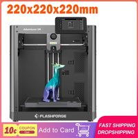 Flashforge Adventurer 5M 3D Printer, Auto Leveling, 600mm/s Max Printing Speed, Filament Runout Reminder,220x220x220mm