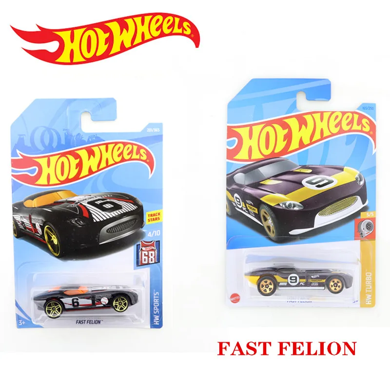 Original Hot Wheels FAST FELION Mini Alloy Coupe 1/64 Metal Diecast Model Car Kids Toys Gift