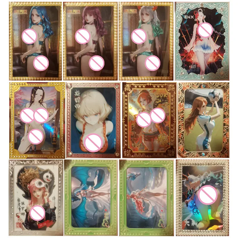 

Аниме-карточки ONE PIECE: Перона Нефертари, Д. Виви, Нико Робин. Коллекционные карточки с алмазным блеском. Подарки на Рождество и день рождения. Детская игрушка.