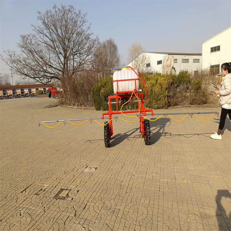 Pulverizador autopropulsado de mano, rociador elevado de trigo, maíz y verduras, rociador con ruedas