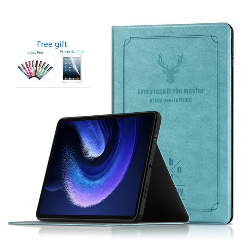 

For Xiaomi Pad 6 Pro Case 2023 Slim PU Leather Tablet Protective Stand Shell For Xiaomi Mi Pad 6 Pro Mi Pad 6 Cover Auto Wake UP