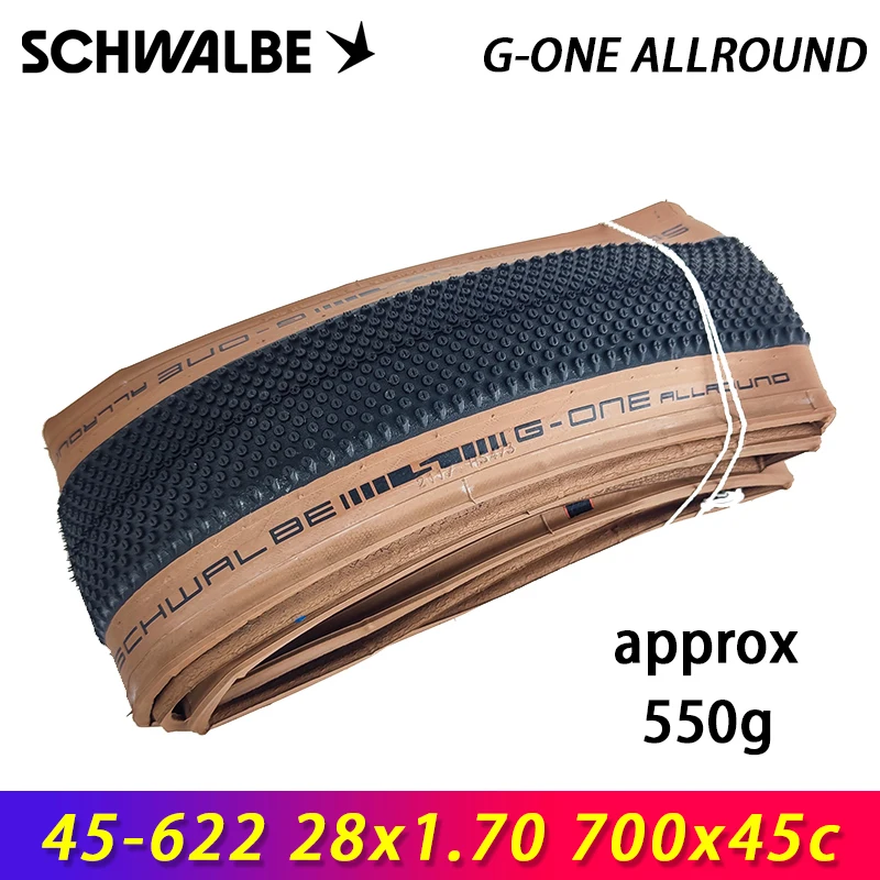 SCHWALBE Original G-ONE ALLROUND 700x35c/40c/45c Tubeless Folding