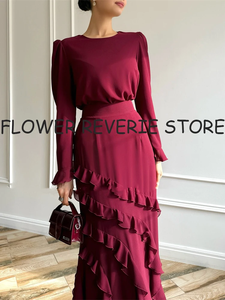 Customized Retro Simple High quality Jersey Pleat Ruched Ball Scoop Neck Long Dresses Evening Dresses Matching Fashion Classic