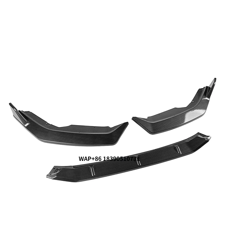 

Factory Directly Supply New Style Car External Protector Front Lip Black Glossy Universal Front Bumper Lip