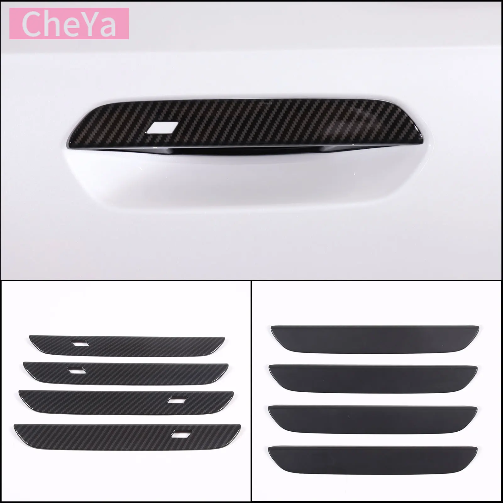 

For BMW iX1 X1 M2 G26 G42 G87 U10 U11 Car Exterior Handle Panel Decorative Frame Sticker ABS Exterior Modification Accessories