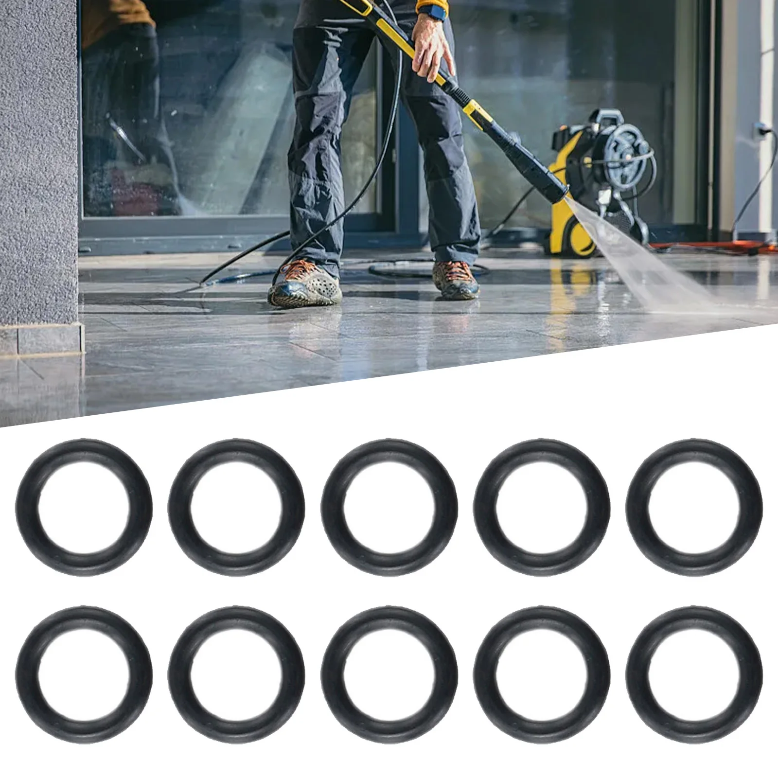 20Pcs High Pressure Cleaning Machine 1/4 M22 O-ring Connector Sealing Ring Washer Hose Quick Disconnect