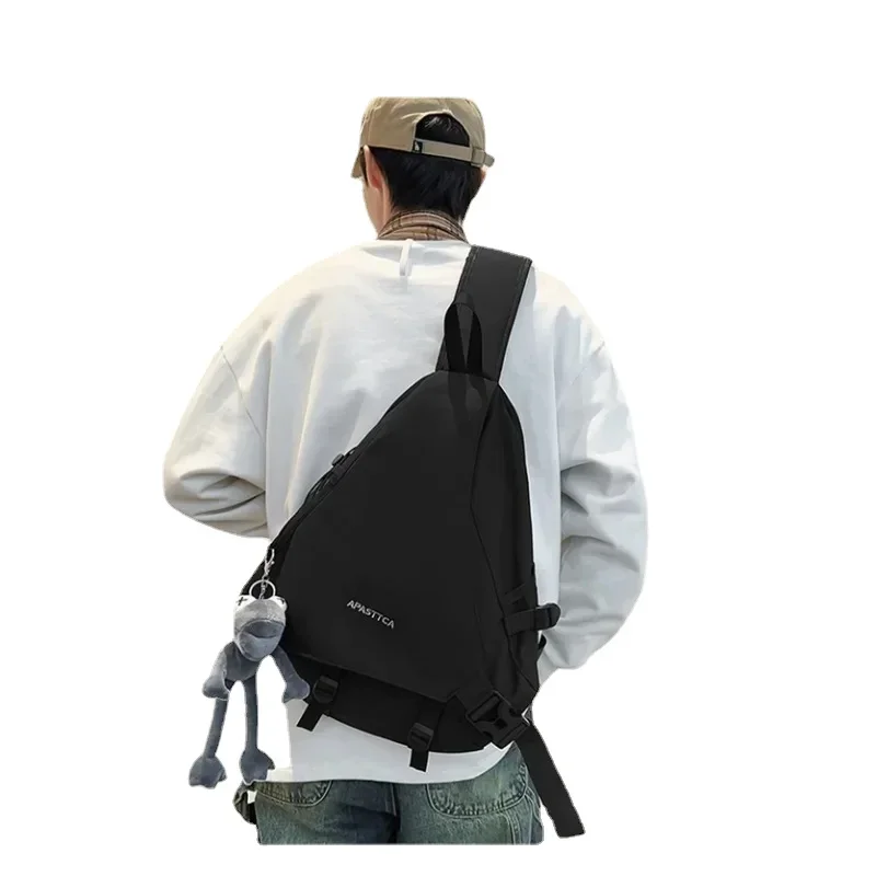 Large Capacity  2024 New Chest Bag Men\'s Crossbody Bag Multi Functional Casual One Shoulder Backpack Couple Style Bolsa