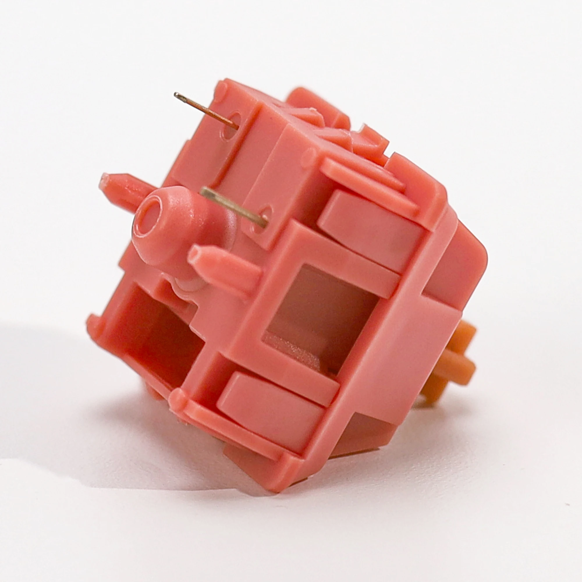 KBDiy RoseWood Switch 5Pin 40gf vorgeschmierte POM Linear Creamy Switches für benutzerdefinierte DIY 60% Gaming mechanische Tastatur Aula F75 Pro – Detail 8