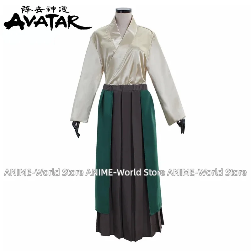 Kostium Cosplay Avatar Kyoshi Warriors Suki na Halloween 2025, strój na imprezę