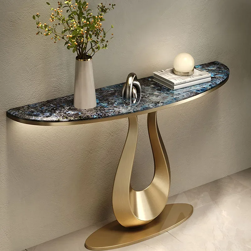 

Hallway Unique Console Table Decor Luxury Simple Design Corner Table Elegant Modern Console Ingresso Furniture Living Room