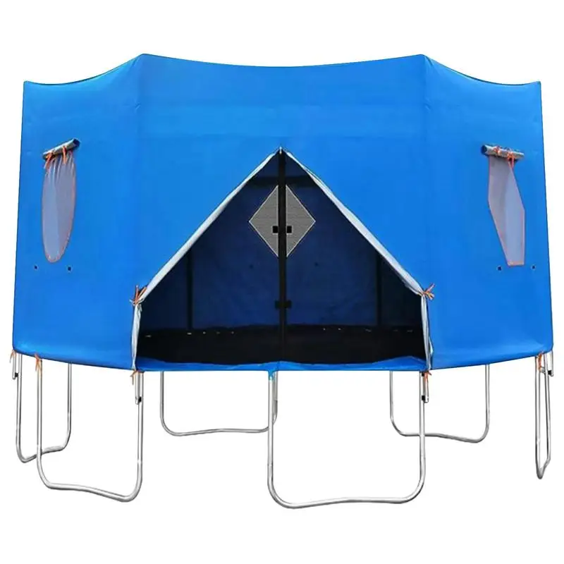6/8/10/12FT Trampoline Tent, Fits for 6 Straight Pole Round Trampoline, Oxford fabric Trampoline Tent Cover (Tent Only)
