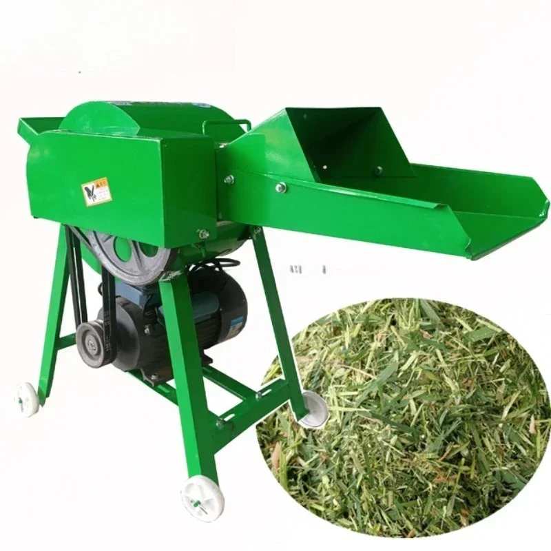 High efficiency agricultural farm animal feed wheat straw silage chopper