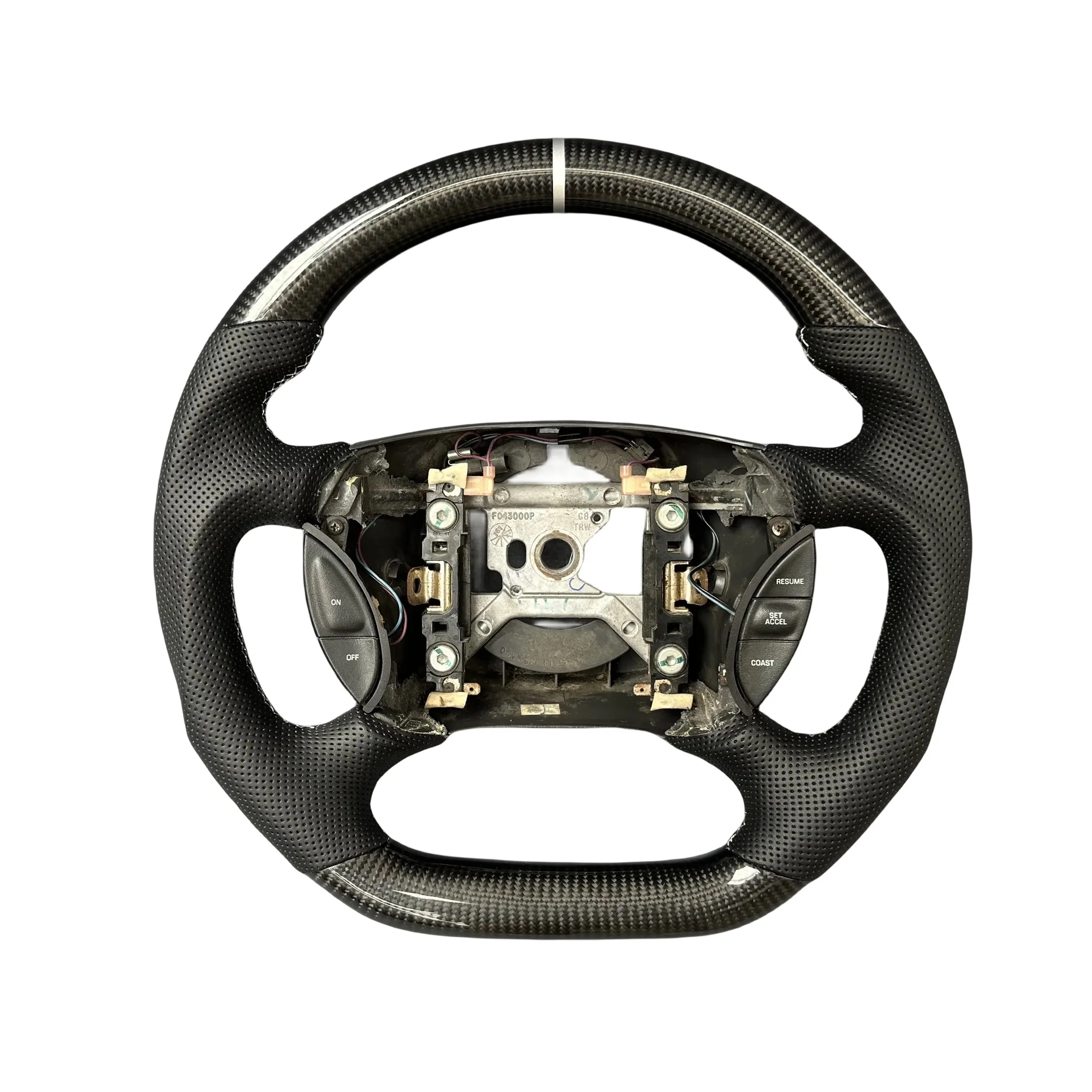 Custom Real Carbon Fiber Steering Wheel for Mustang 1994-2004 carbon fiber accessories