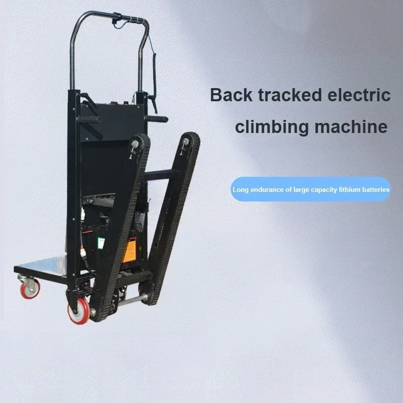 400KG Flat Truck Electric Stair Climber Cart Stair Climbing Machine Up And Down Stairs Truck Heavy Moving Tool