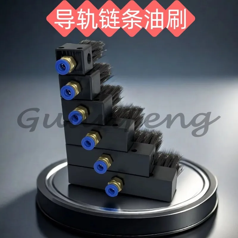 Nylon Wire Lubricating Oil Brush 20-80mm, Chain Oiling Brush for Machine Tool, Lubrication Brush