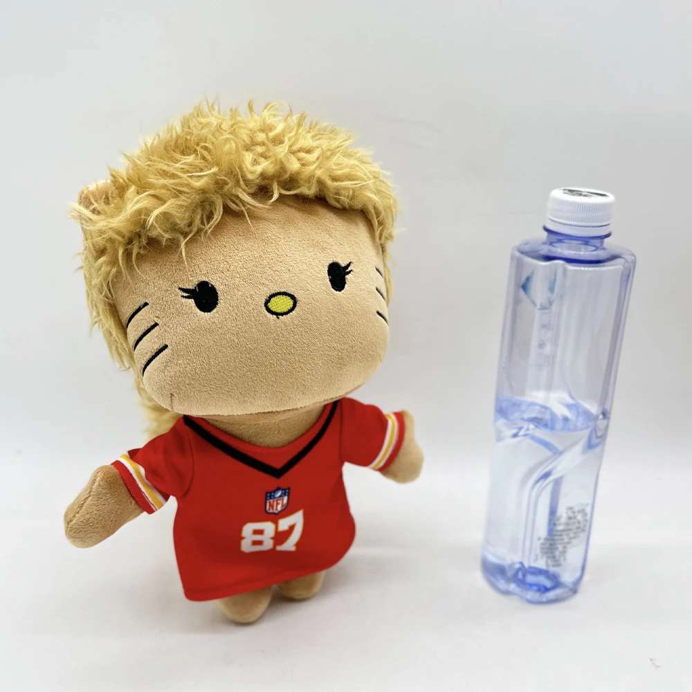 Jouet en peluche Hello Kitty Taylor Harris, beurre en peluche avec maillot de rugby numéro 27, figurine en peluche, garçons et filles, cadeaux de gérengthening, nouveau