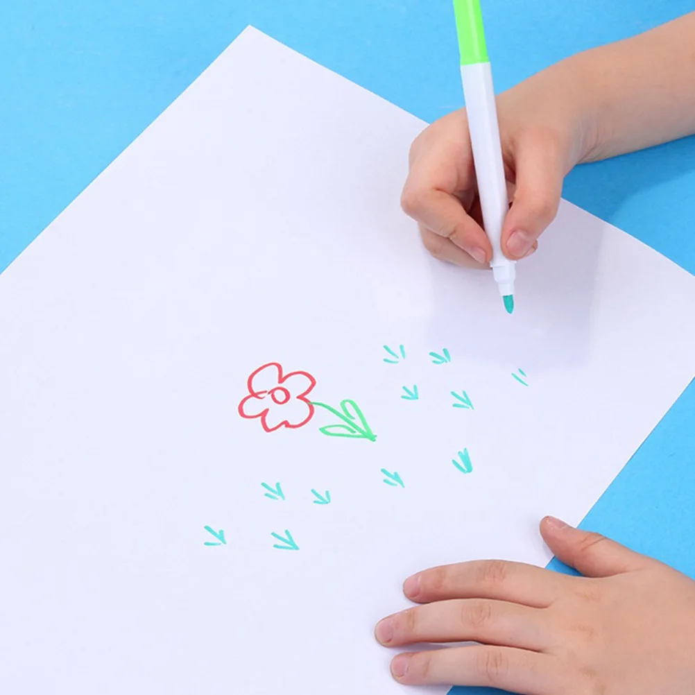 

24 Pcs Water Soluble Chalk Marker Liquid Erasable Blackboard Pens Creative Child Portable Durable Sewing Embroidery Quilting DIY