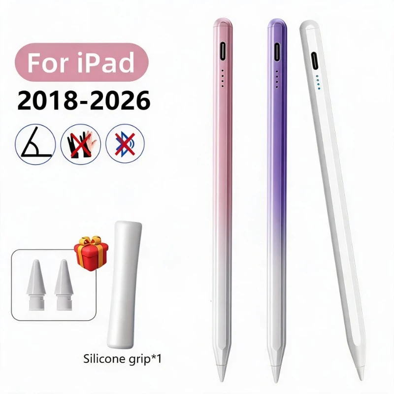 For Apple Pencil Pro 2 1 USB-C Palm Rejection IPad Accessories for IPad A16 10th Pro 11 12.9 Air Mini Stylus Pen Touch Pen