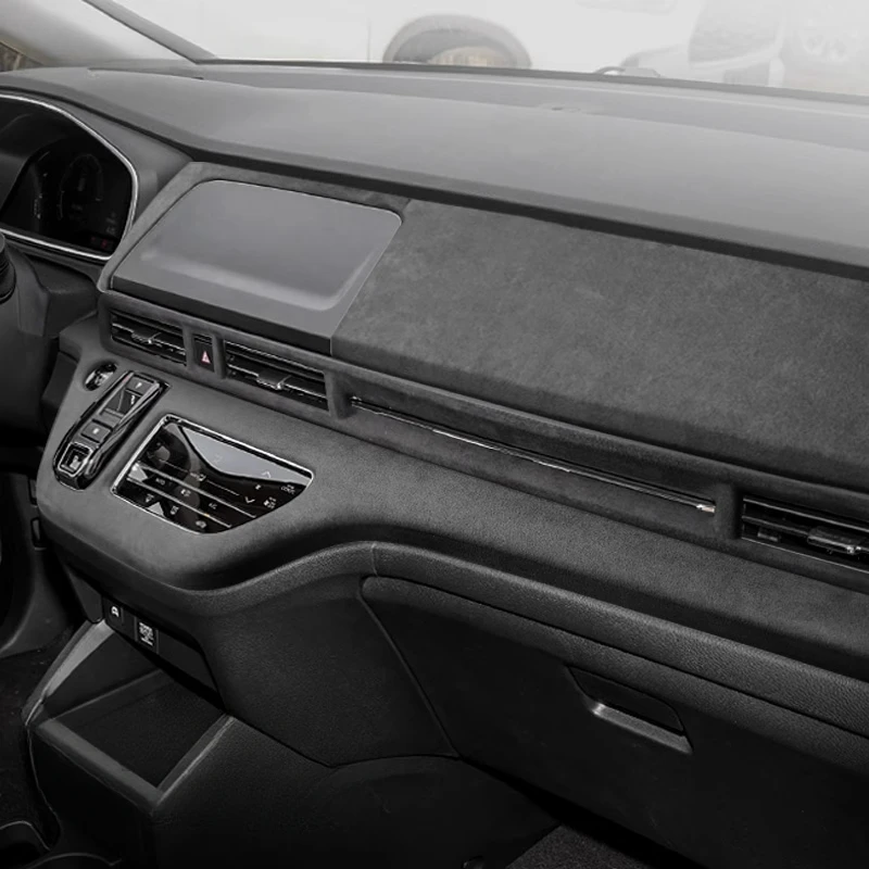 

Для Honda Allison Odyssey 2022-2025: Накладки из замши на приборную панель, панель управления стеклоподъемниками, внутренние ручки дверей