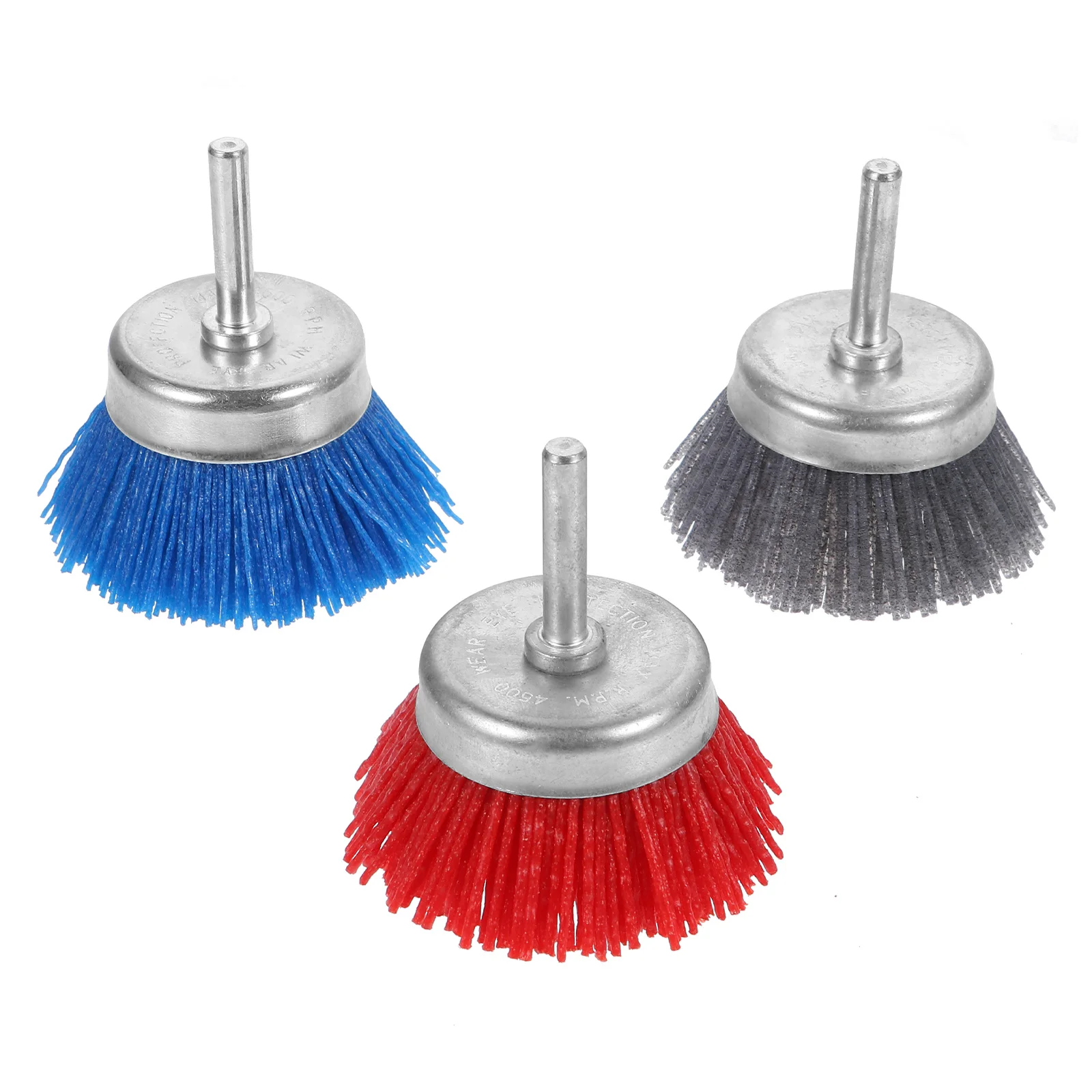 3Pcs Polishing Brush Polishing Wheel Grinding Tool Rust Removal Oxide Layer Cleaning Abrasive High Efficiency Grinding Brush