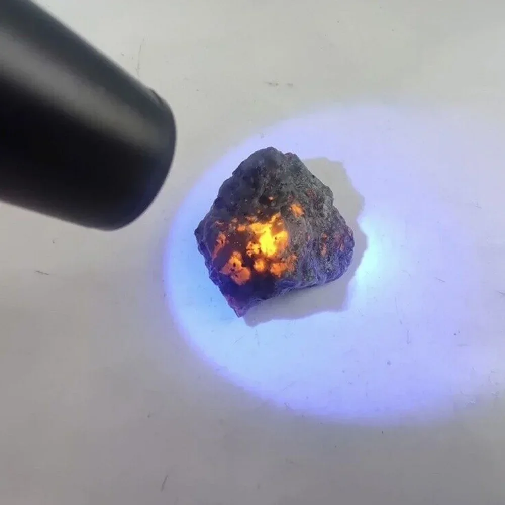 Rough Fluorescent Glowing Fire Rocks Chunks Stone Flamestone Decor
