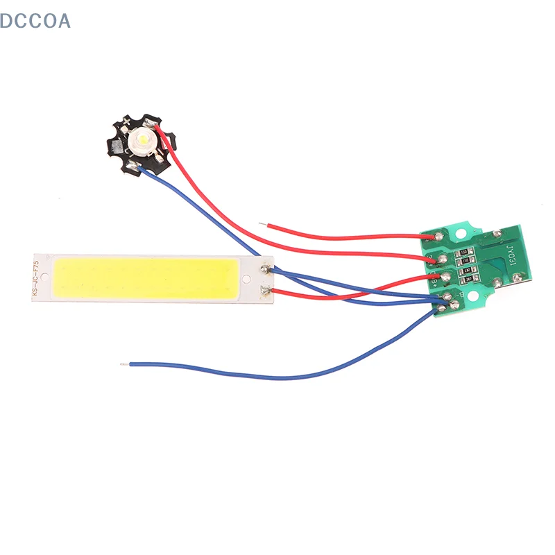 Dual LED Light Board Desk Lamp Flashlight Driver Board Circuit Board DIY Accessories DC3.7V-5V