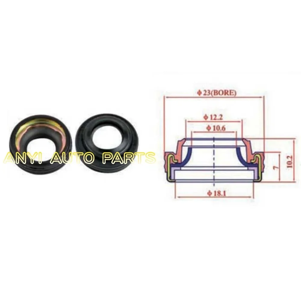 (2pcs) SS069 SHAFT SEAL/LIP SEAL/OIL SEAL for Ford F500 FS10 FS18 FX15 HS15 HS17 HS18 VS12M VS16 VS18M COMPRESSOR