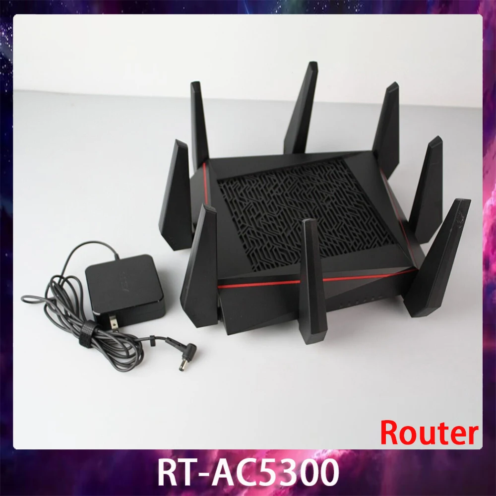 

For ASUS RT-AC5300 AC5300 Tri-Band 5330 Mbps TCP/IP MU-MIMO Qos Router
