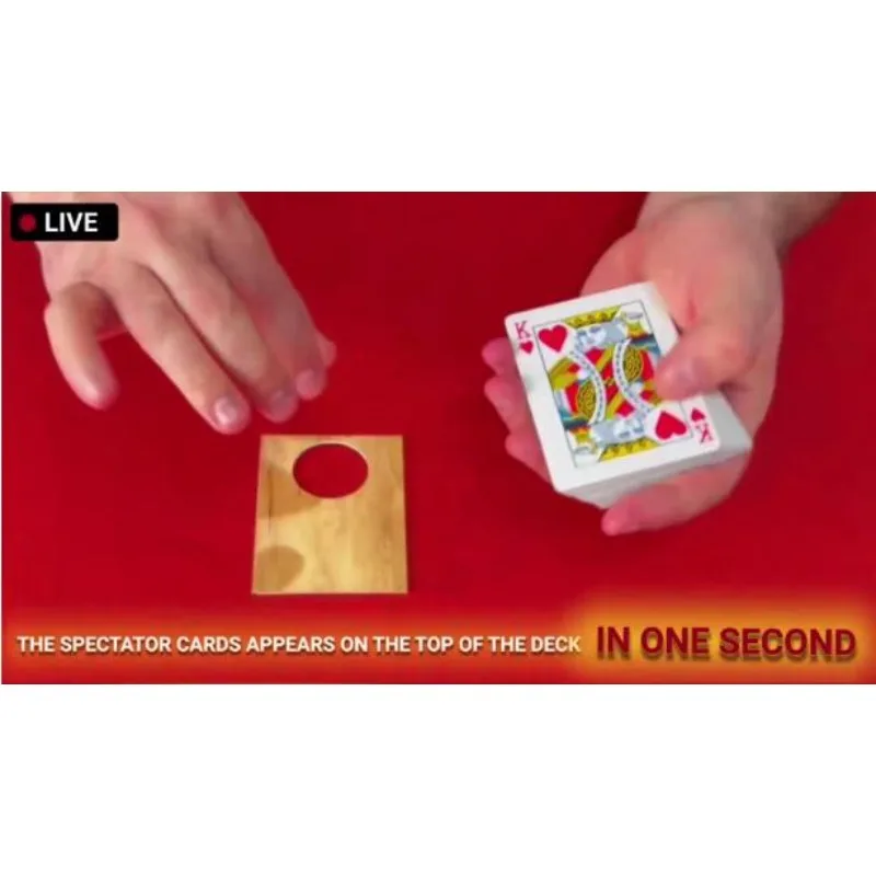 Ambihole 2.0 (Gimmick) By Mickael Chatelain Close Up Magic Tricks Poker Card Magic Props Illusions Professional Magician Funny view 2