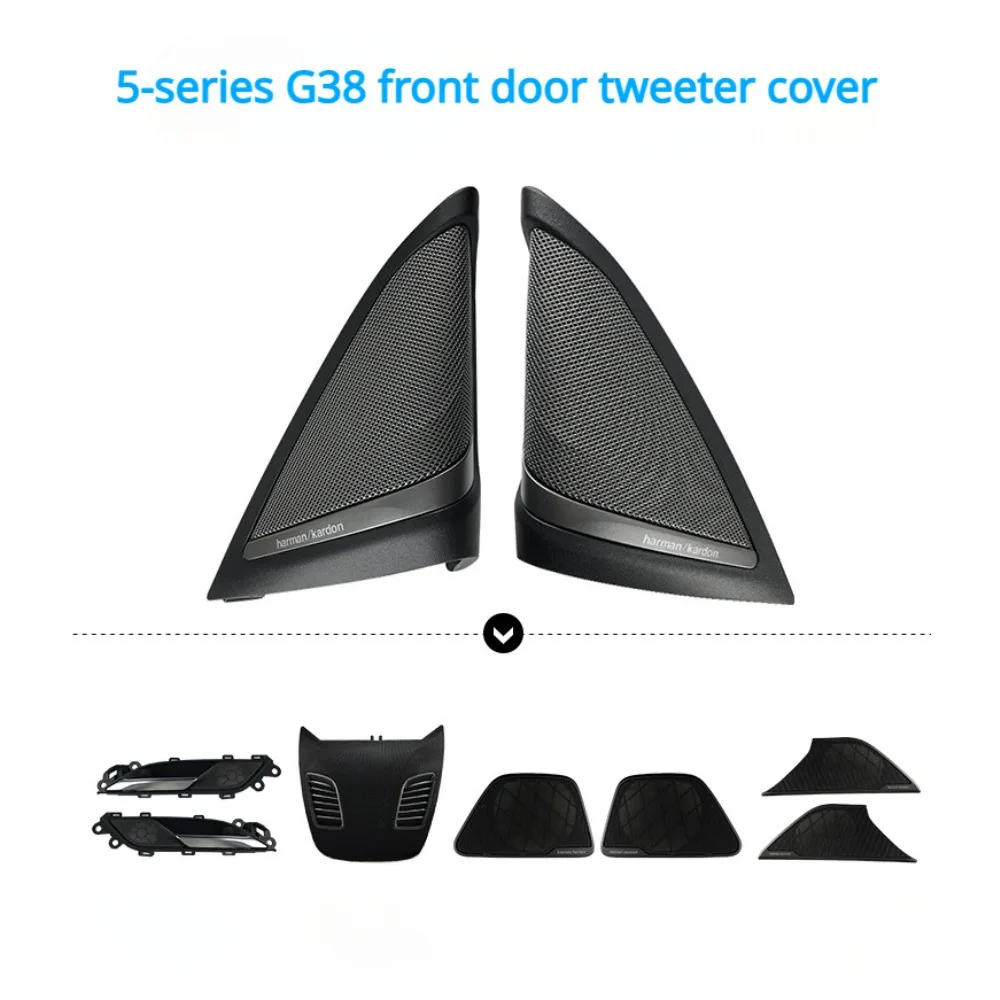 For BMW 5 Series G38G30F18F10F11 Front Door Tweeter Cover with Center Mounted Harman Kardon Sound System