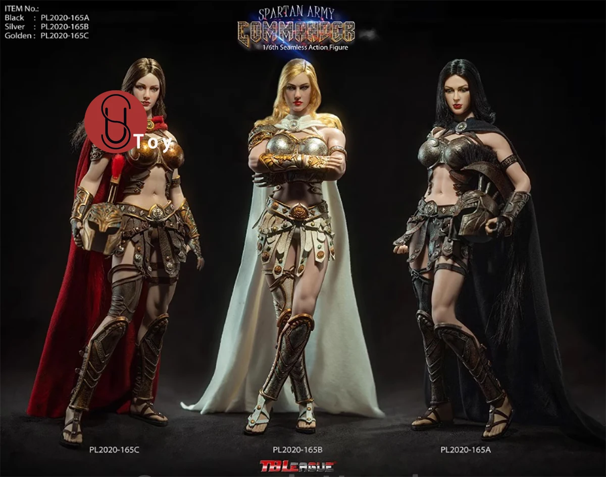 

TBLeague Pl2020-165 A/B/C 1/6 Spartan Army Commander Medieval Retro Style Beautiful Female Warrior Action Figure Model Toy gift