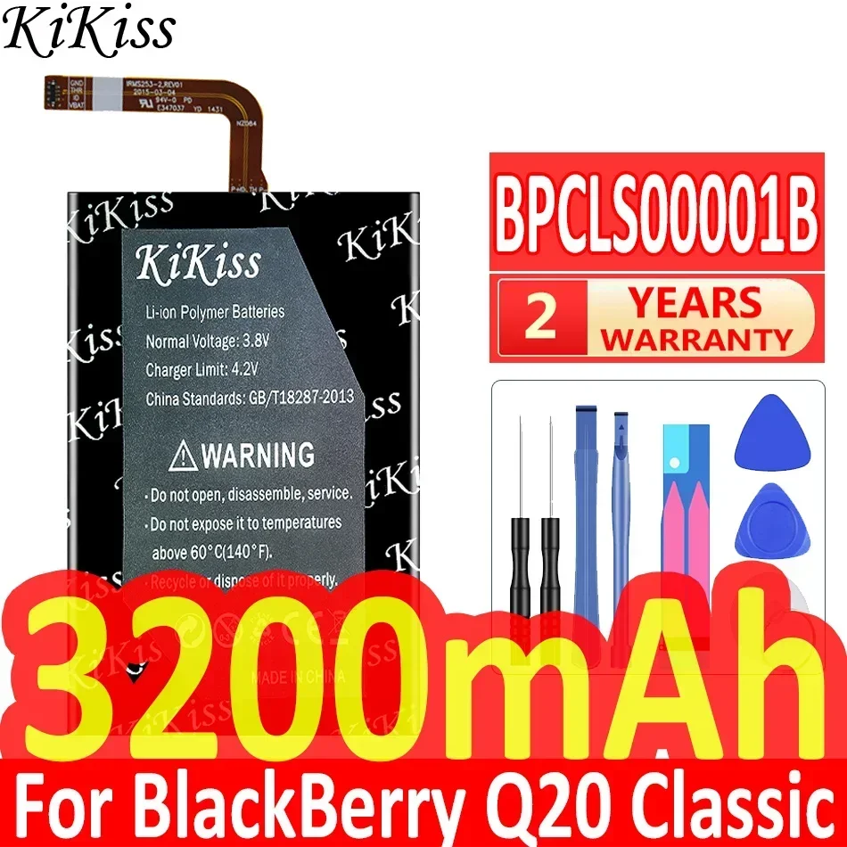 

Аккумулятор KiKiss 3200 мАч BPCLS00001B для смартфона BlackBerry Q20 Classic SQC100-1 SQC100-3