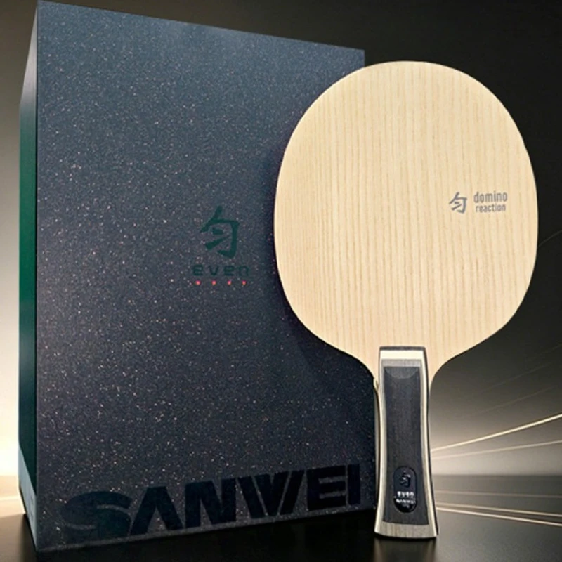 SANWEI 981 Table Tennis Racket Baseplate 9 Wood 8 Carbon Nano Carbon Structure Ping Pong Bottom Paddle White Ash Surface Genuine