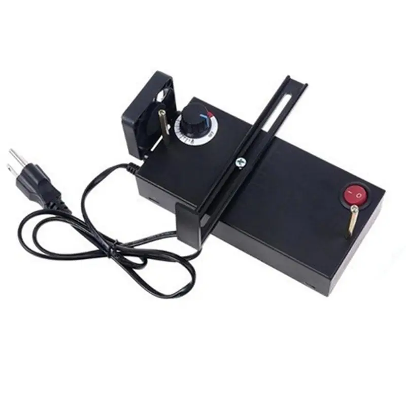AB41-Electric Heat Cutting Machine For Ribbons, Ropes, And Braids With Fan And Adjustable Temperature And Portable EU Plug