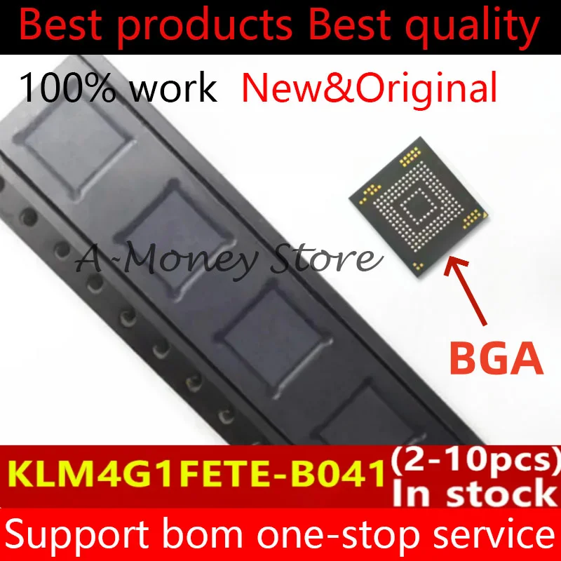 

(2-10pcs)KLM4G1FETE-B041 KLM4G1FETE B041 BGA