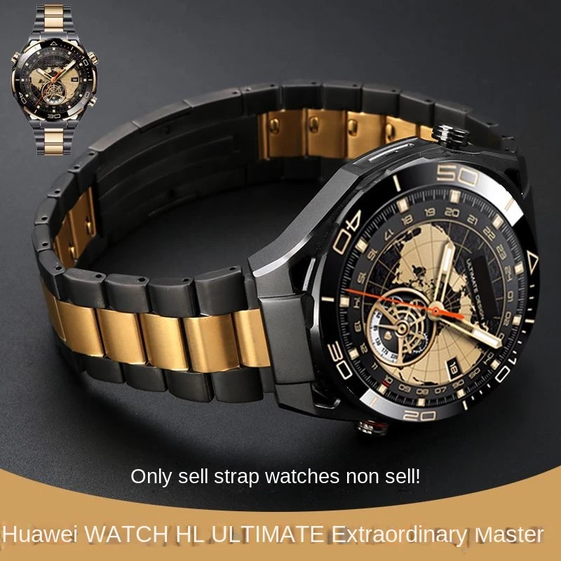 For Huawei GT4 watch strap watch4pro extraordinary master room gold high quality titanium metal men's series watchband 22mm