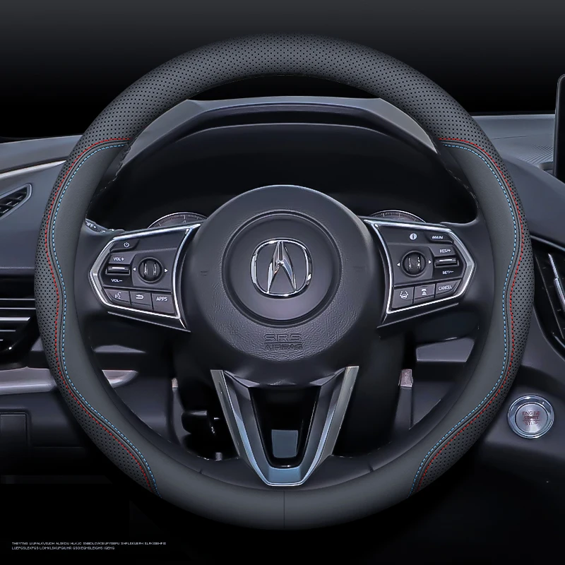 Кожа nappa чехол рулевого колеса автомобиля для acura mdx rdx txl zdx cdx ilx nsx rl x tl tlx 2019 2020 2021 2022 2024