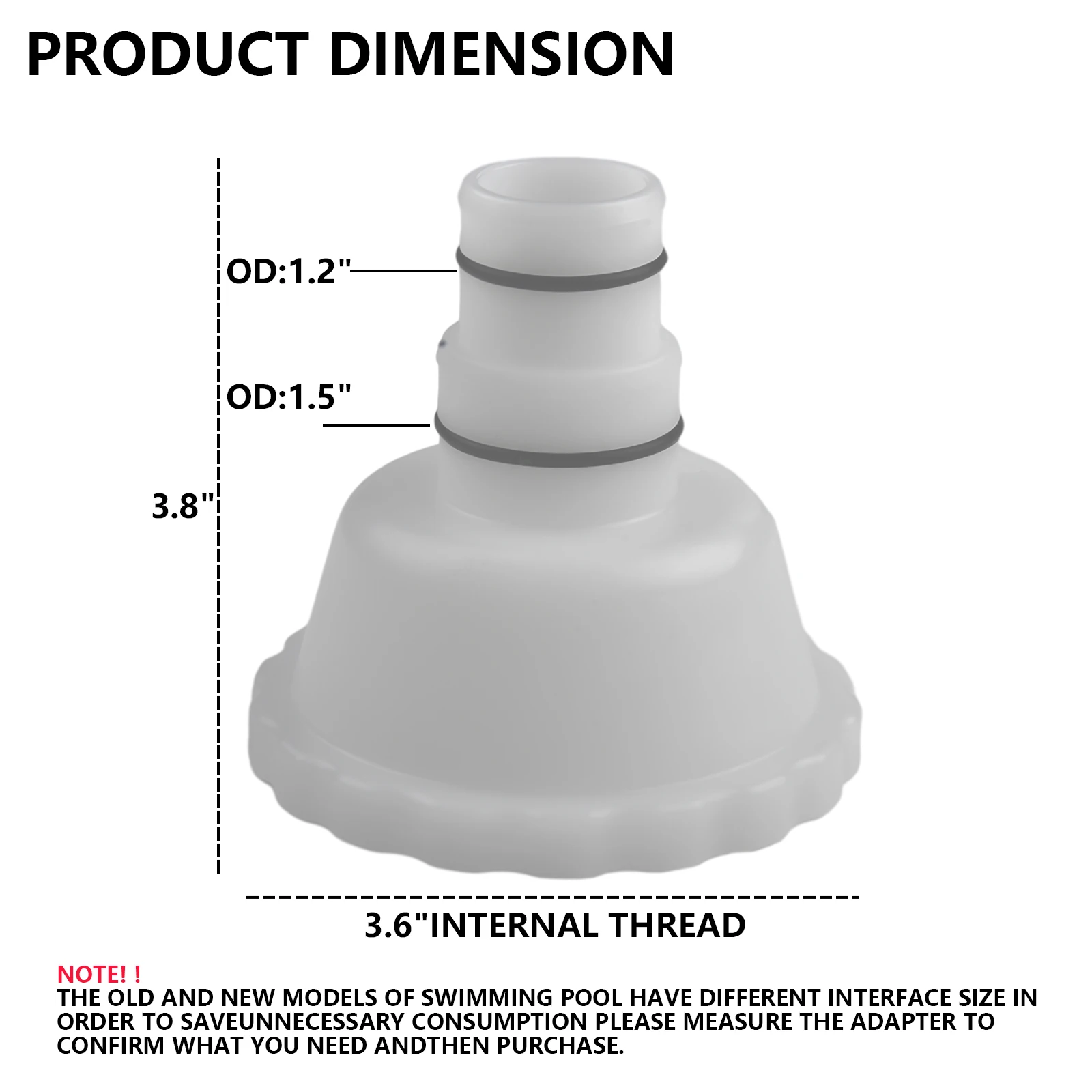 

Say Goodbye To Costly Pool Repairs With Our Vacuum Adapter RP/RX Skimmer Attachment For Summer Waves Above Ground Pools