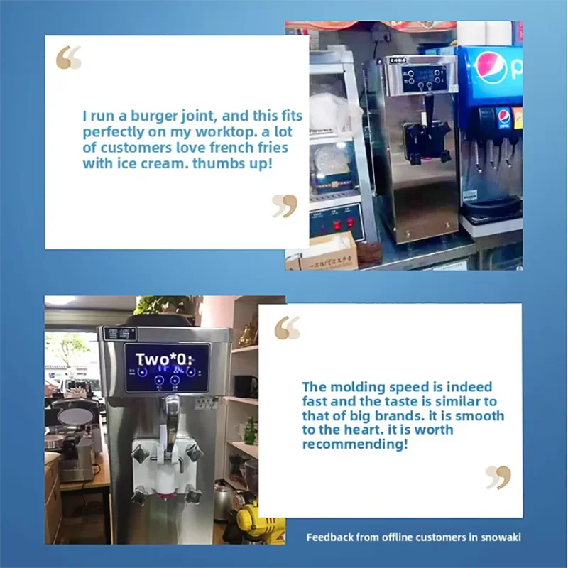 

High Quality Commercial Stainless Steel Soft Ice Cream Making Machine Frozen Yogurt Serve Ice Cream Soft Machine