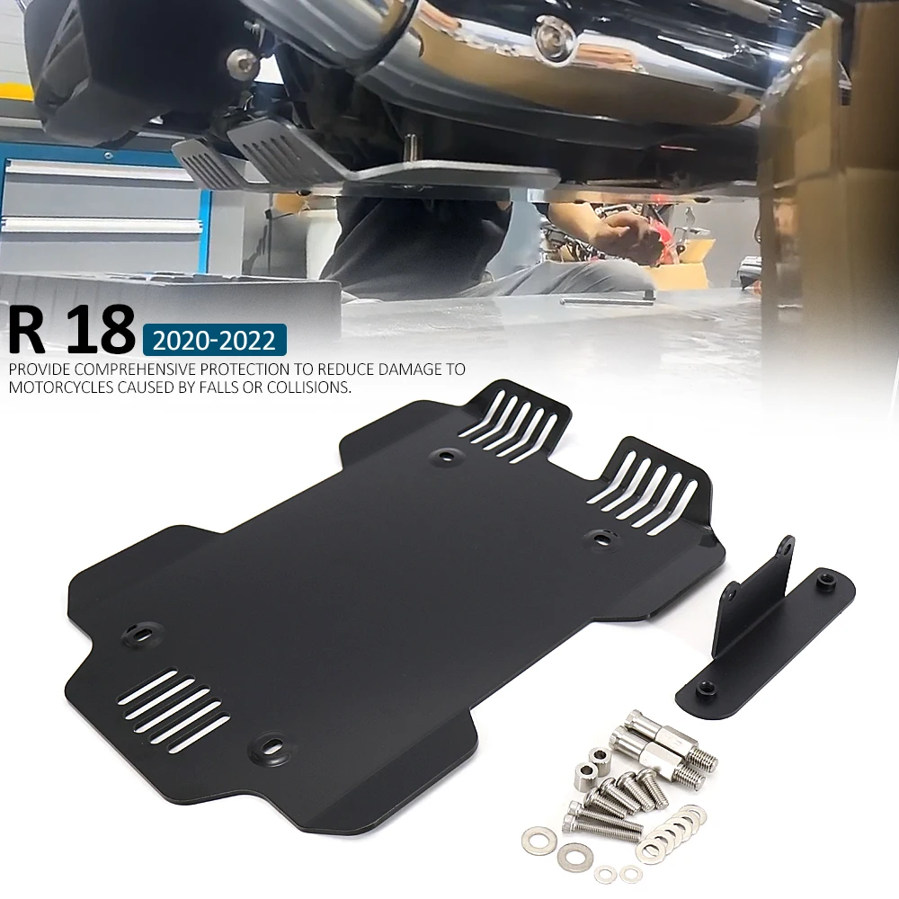 

New 2022 2021 2020 Motorcycle Accessories Black Aluminum alloy Engine Chassis Protection Guard Cover For BMW R18 R 18 r18